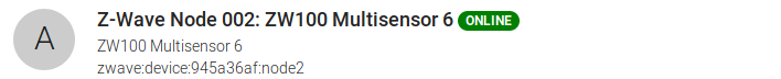 Z-Wave Multisensor